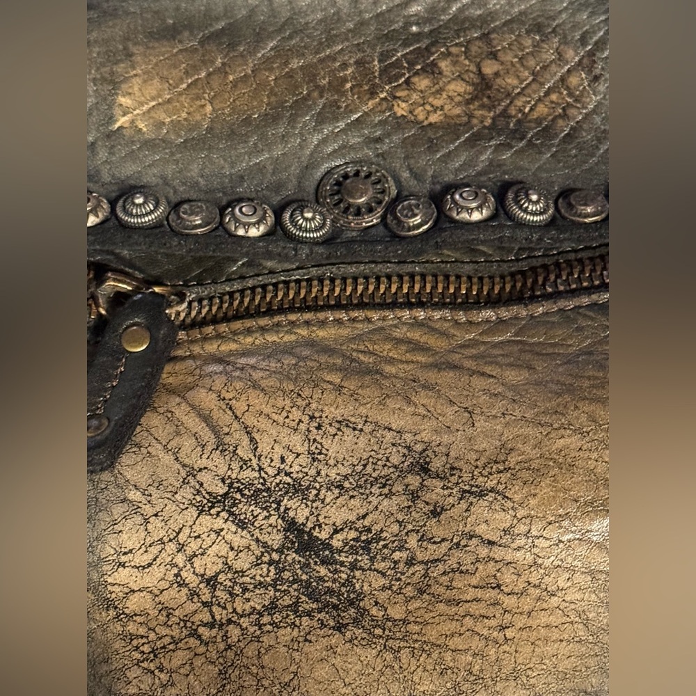 Bayside84 Motorcycle Studded Bag - Black Vintage - Picture 15 of 16